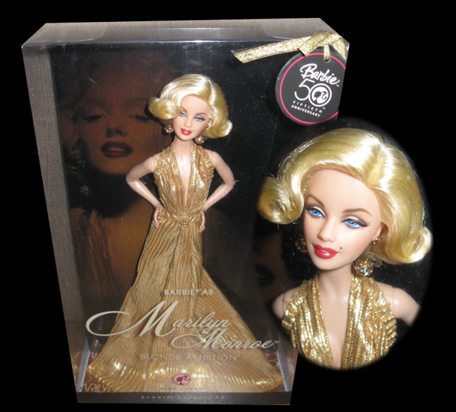 Barbie Doll as Marilyn Monroe 2009; Foto: http://www.marilynmonroe.ca/podcast/ambition.jpg