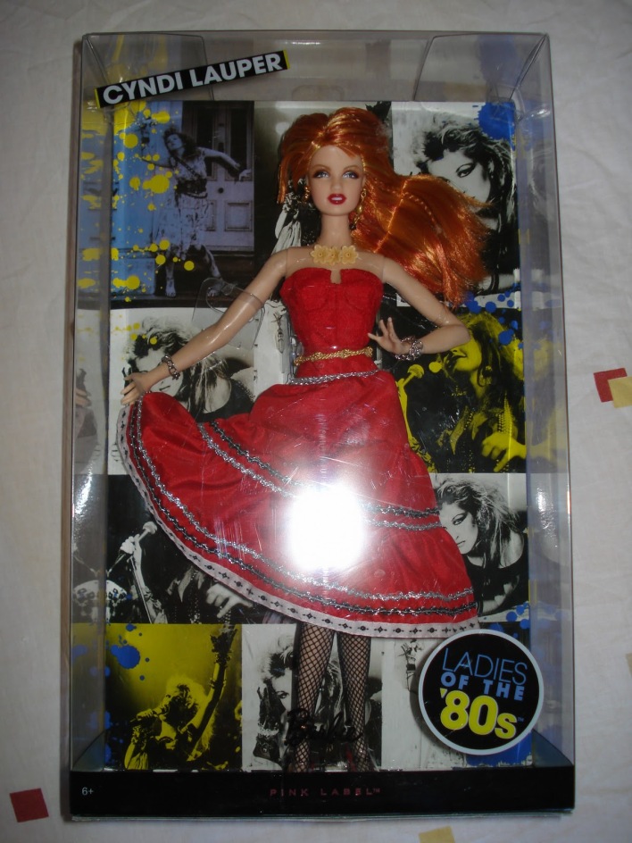 Barbie Cyndi Lauper - Coleção Ladies Of The '80s; Foto: casadasbarbies.blogspot.com